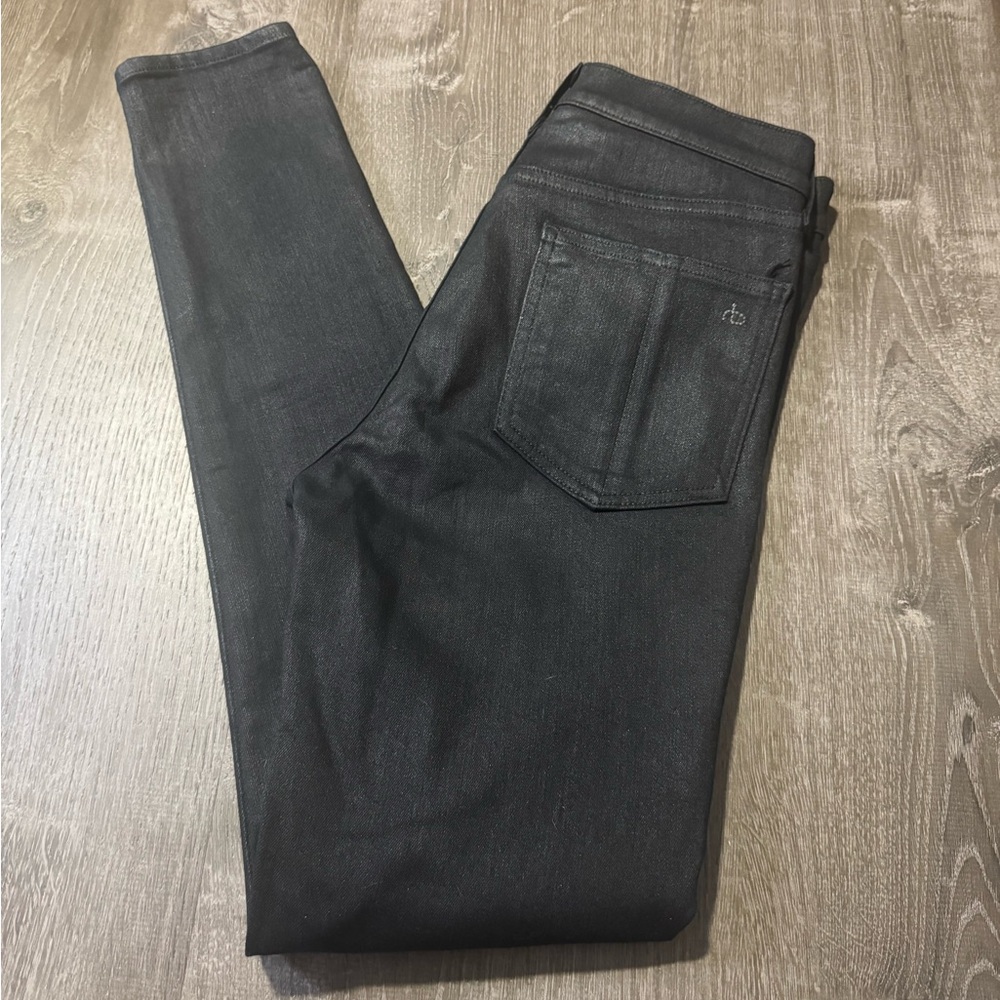 Rag & Bone Skinny Black Jeans Size 28